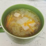 白菜のとろとろあったかスープ！